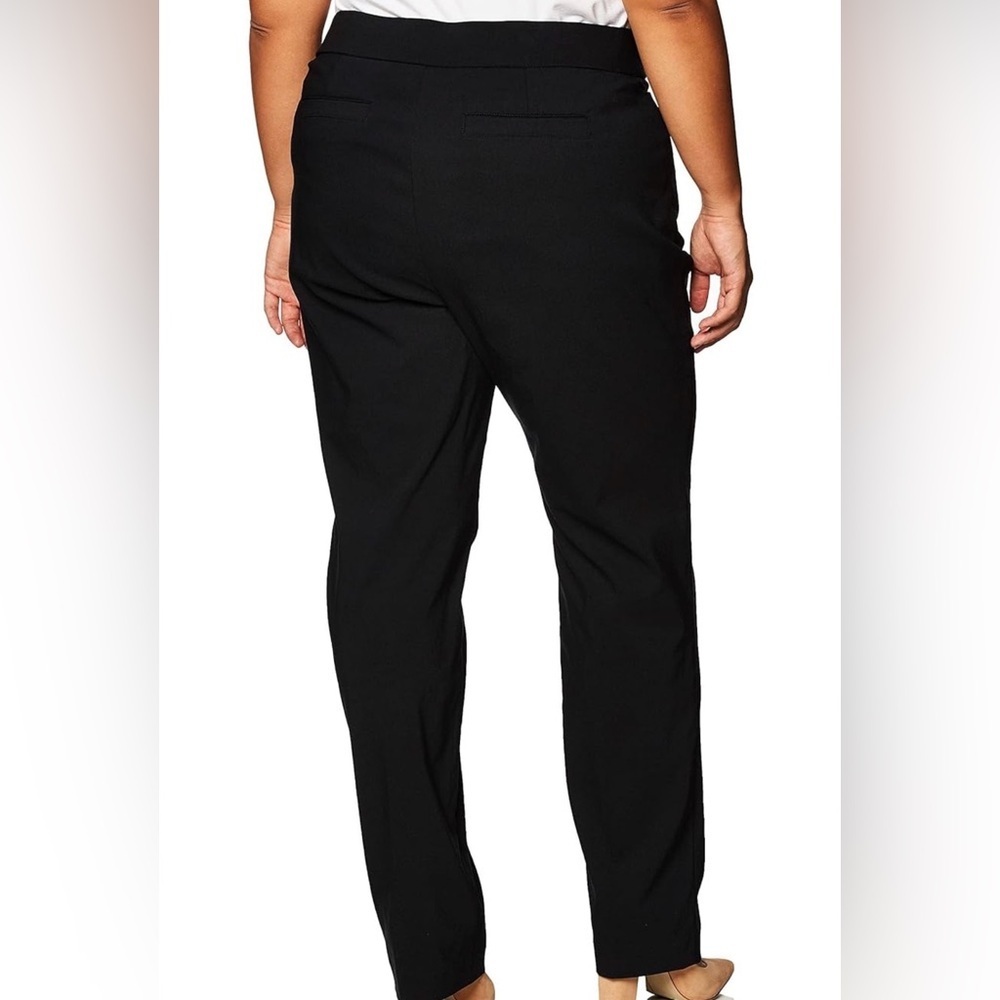 Briggs Women's Black Super Stretch Millenium Welt Pocket Pull On Pant Size Large - Picture 2 of 7